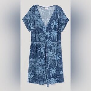 NWOT Desmond & Dempsey x H&M Linen Blend Beach Cover Up/Dress